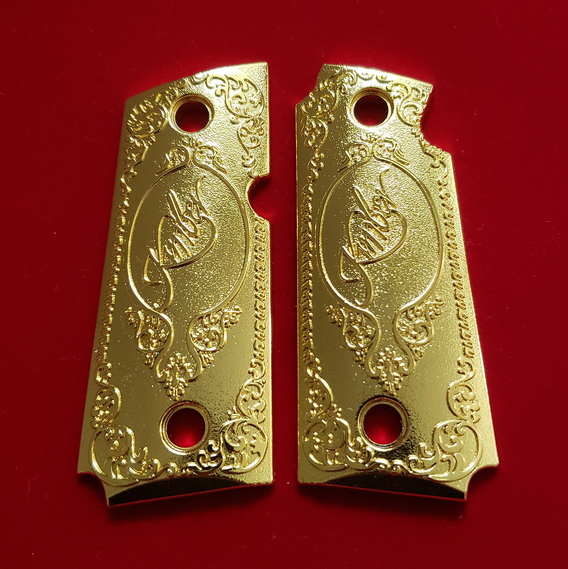 Kimber Micro Carry 380 .380 grips Black, Gold or Nickel Plated