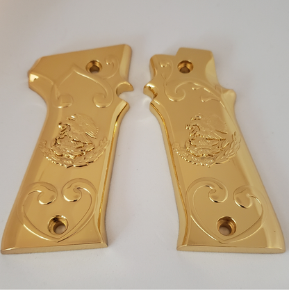 LLAMA Large frame IX-A IX-B 9MM 45/38 Gold Plated