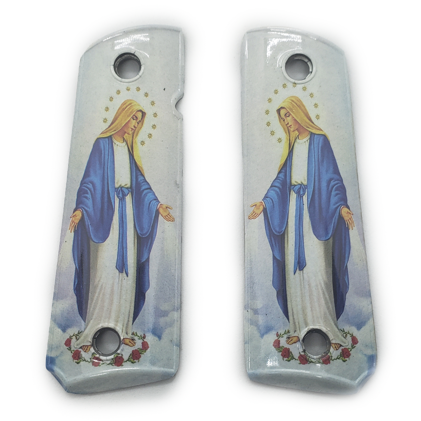 1911 Full Size PISTOL GRIPS Virgin Mary Smooth [F31]