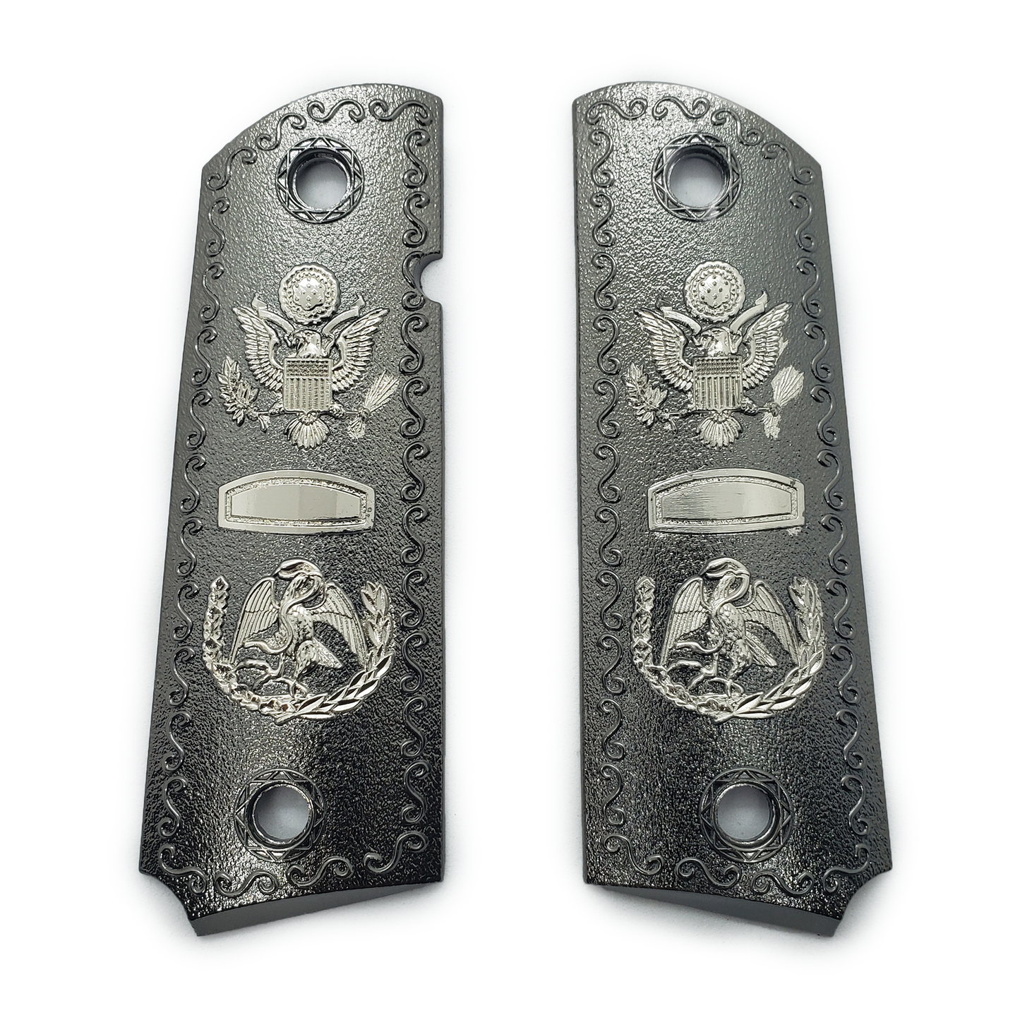 1911 Grips Gold Nickel Plated CACHA  #T-M102