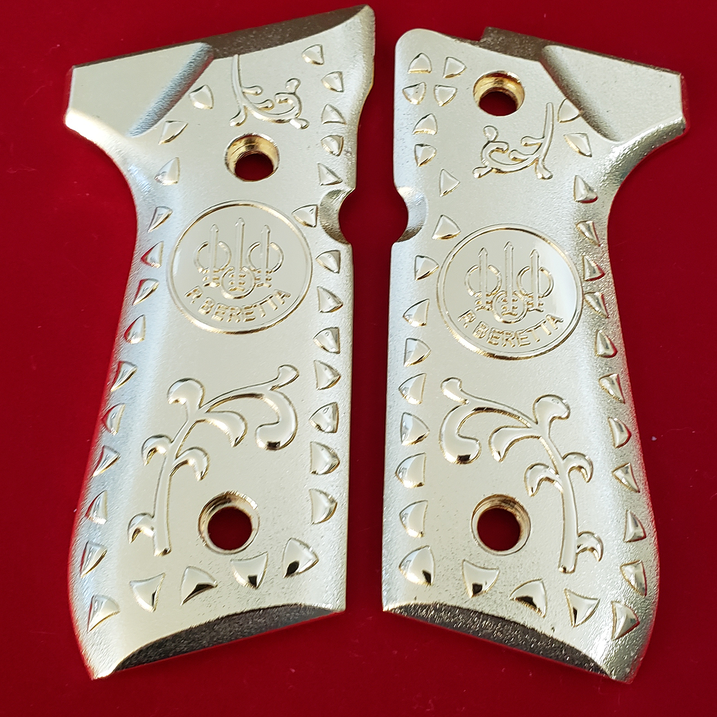 Beretta GRIPS 92/96 Series Pistols 92F, 92FS, M9, 96  Gold #T-T490