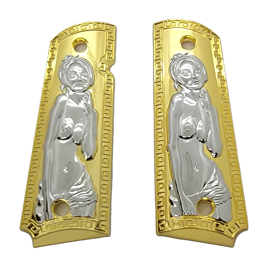 1911 COLT FULL SIZE  Nude Gold Nickel Ambi Cut