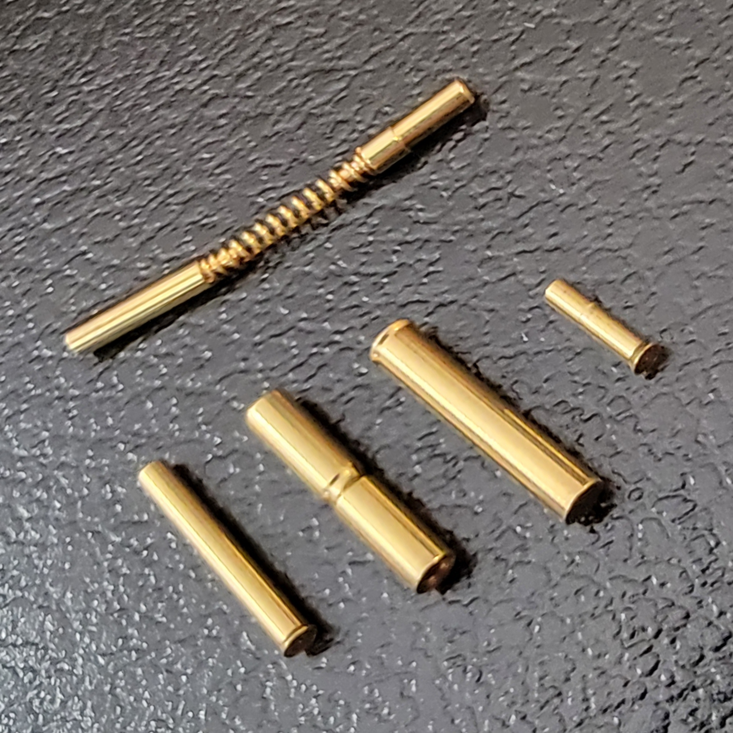 Polished Real 24k gold plated 1911 pins
