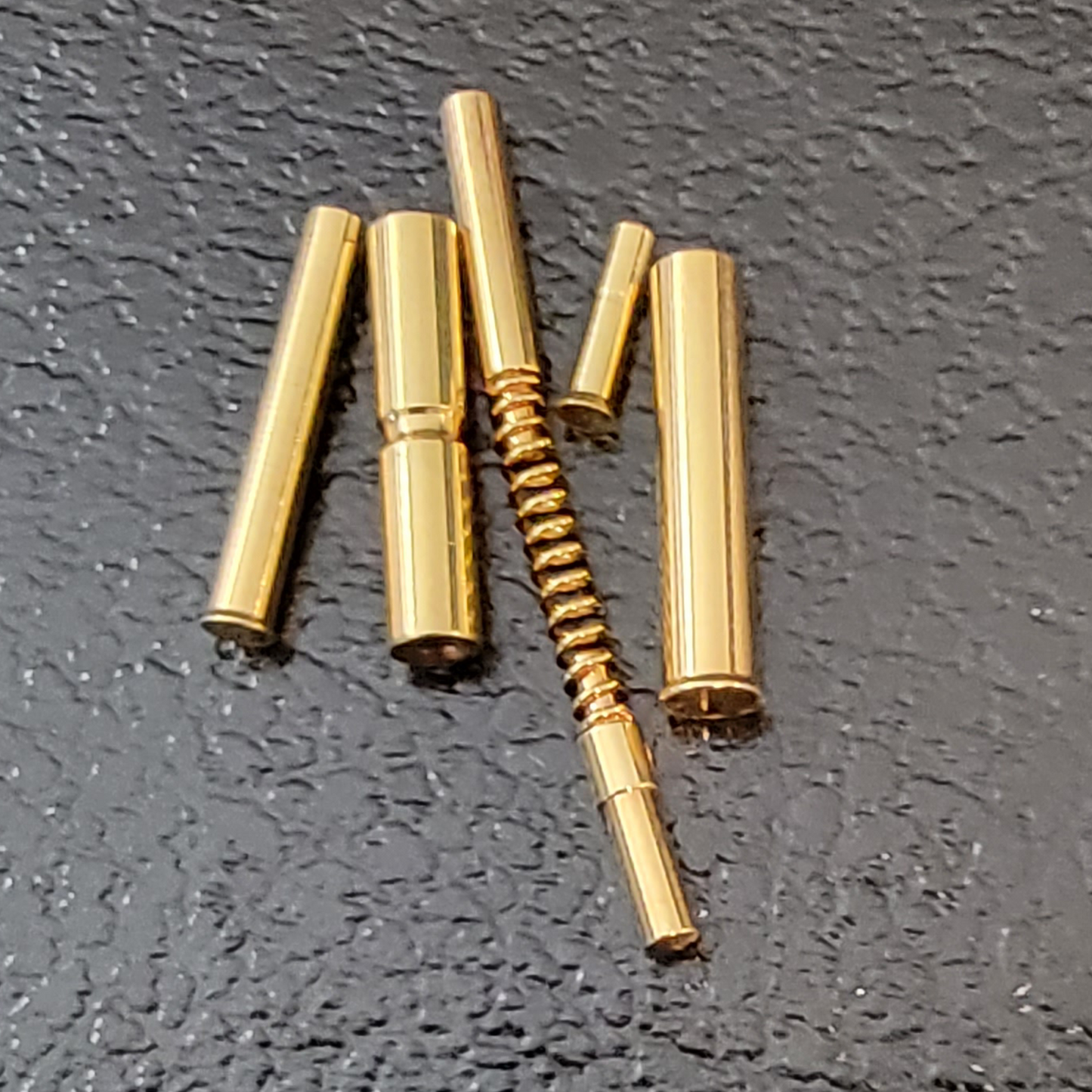 Polished Real 24k gold plated 1911 pins