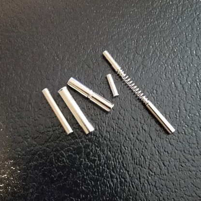 Polished Nickel plated 1911 pins