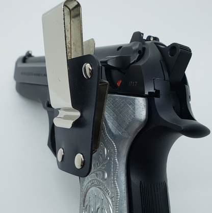 Beretta 92/96 Full or Compact Size QR Belt Holster Nickel Attachment