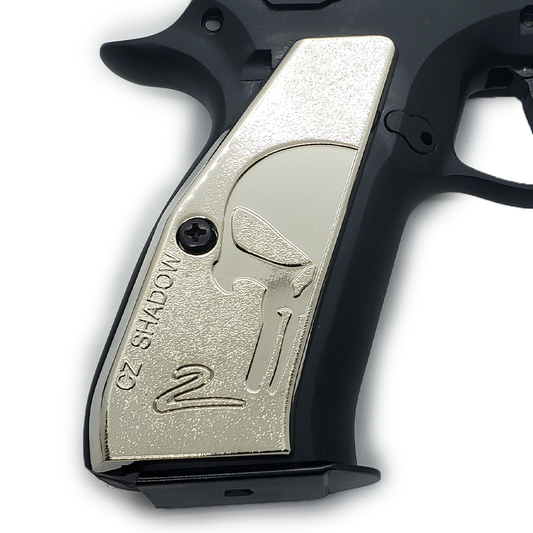 CZ 75 Grips Shadow 2 Skull Full Size 75 B  SP-01  Nickel