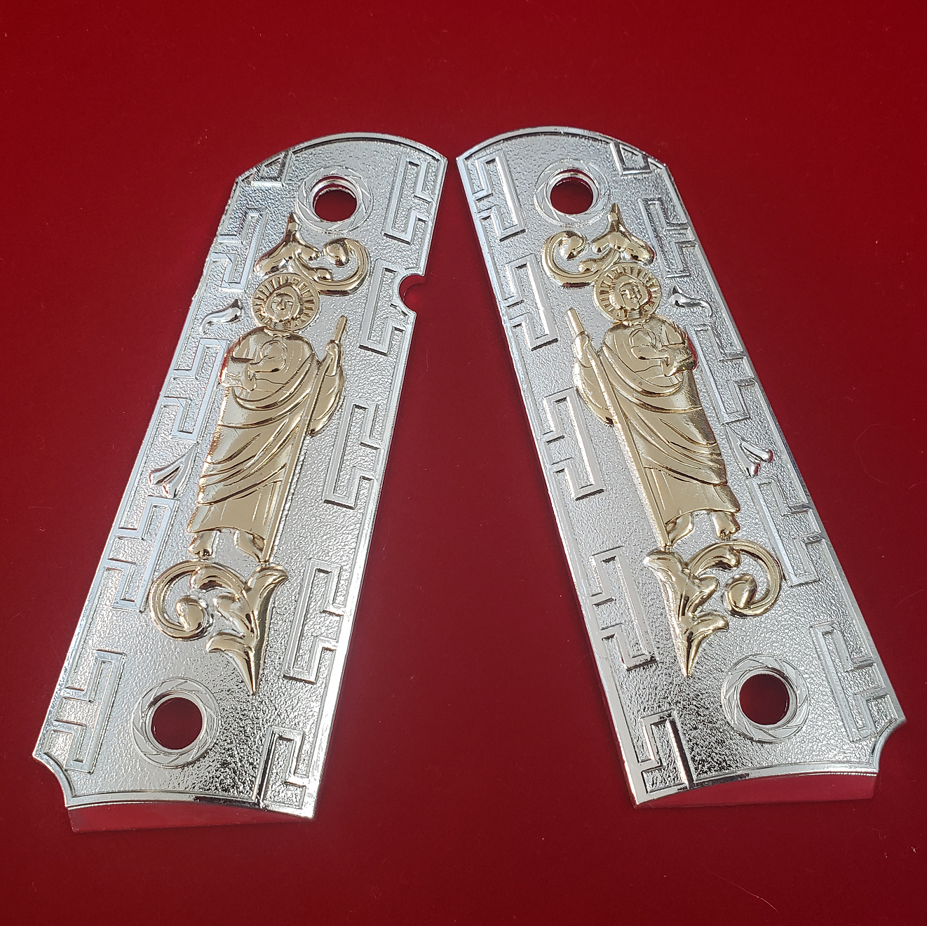 1911 SAN JUDAS ST. JUDE FULL SIZE GRIPS CACHAS  W AMBI CUT#T-T982