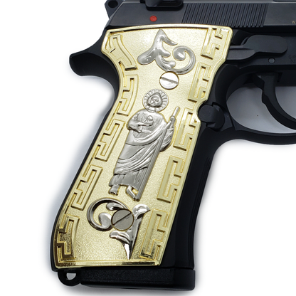 St Jude Beretta  GRIPS 92/96 Series Pistols 92F, 92FS, M9, 96 Gold
