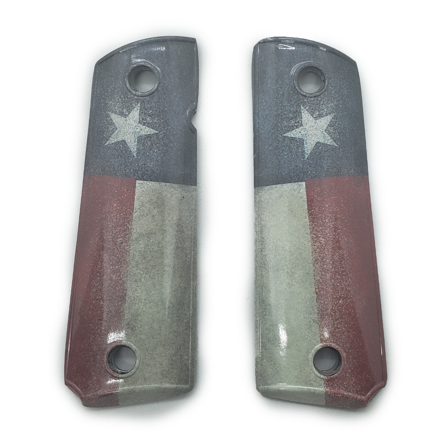 1911 Full Size PISTOL GRIPS Texas Flag Smooth [F30]