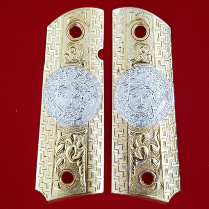 1911 FULL SIZE GOVERNMENT GOLD/SILVER GRIPS #T-T948