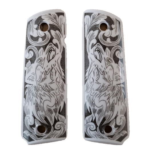 1911 Full Size Ivory Grips with Ambi Cut [I04]